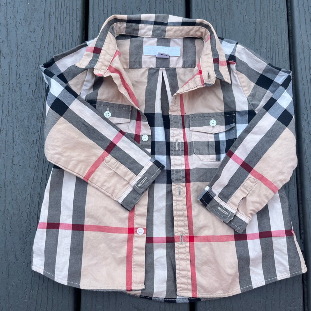 Stylish Plaid Kids Shirt